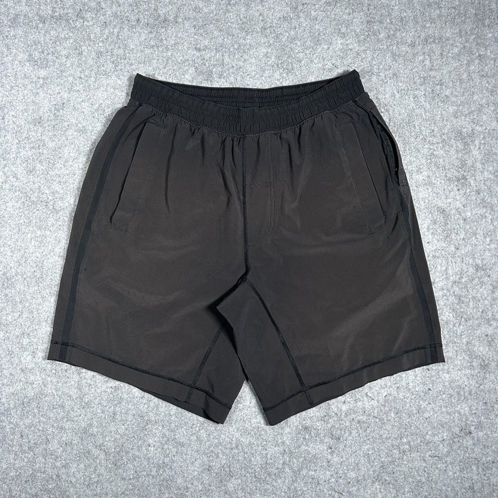 Lululemon Pace Breaker Lined Short‎ 9" Men's Size Medium Brown Performance
